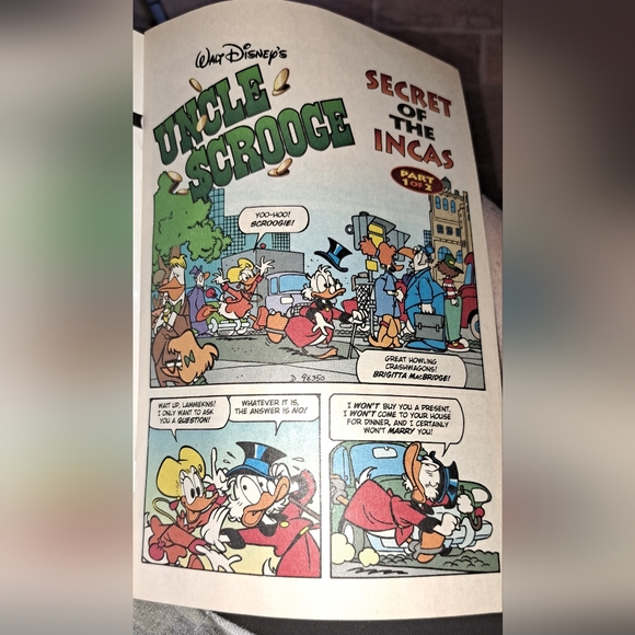 Mint Condition Uncle Scrooge Comic Book "Secret Of The Incas"  Dec 1997 #53 - Picture 3 of 4